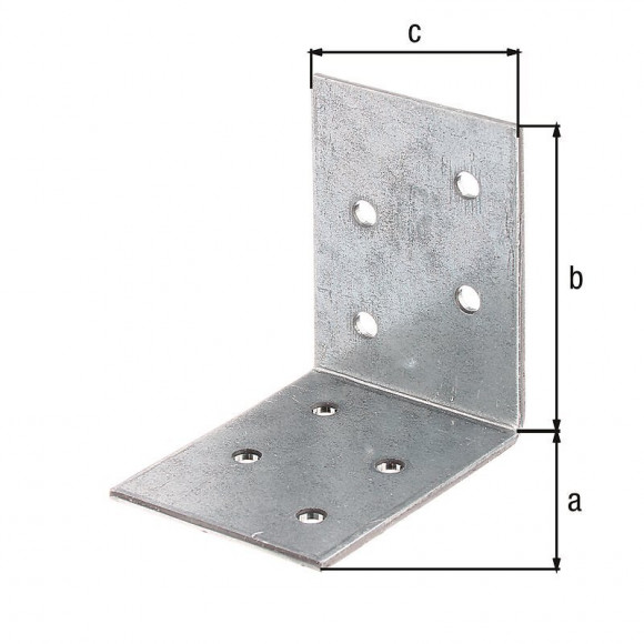 Équerre D'assemblage Galva Zinguée Sendzimir 50x50x40