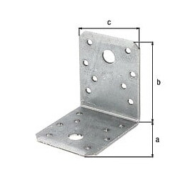 Équerre D'assemblage Galva Zinguée Sendzimir 70x70x55