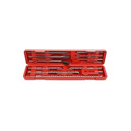 Dcraft - Coffret De Forets S4 Et De Burins Sds - 9 Forets Et 3 Burins - Outils De Construction - Rouge