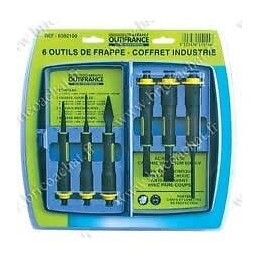 Coffret 6pièces Ciseaux Et Bédanes