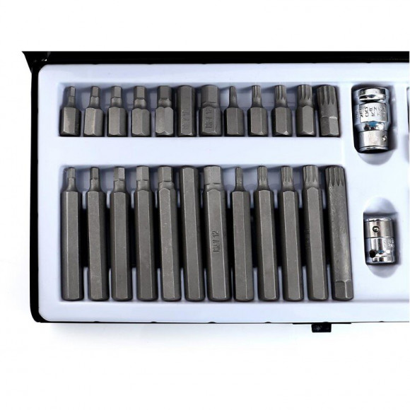 Dcraft - Jeu Mèches Spéciales - 40 Pièces - Set De Mèches Pour Desserrage Vis Spéciales - Noir