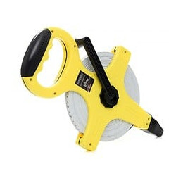 Dcraft - Mètre À Ruban  Fiberglass - Longueur 50m - Poignée Antodérapante - Jaune