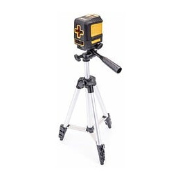 Power Tool - Niveau À Laser - 1 Diode - Laser Rouge Croisé - Précision ±3mm-10m - 2 Piles Aa - Distance De Mesure 15 M - Gr