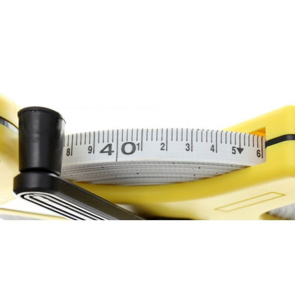 Dcraft - Mètre À Ruban  Fiberglass - Longueur 50m - Poignée Antodérapante - Jaune