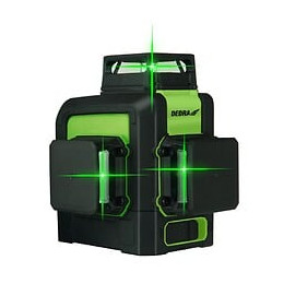 Dtools - Laser Croisé - Portée 30m - 8 Faisceaux Laser - Laser 360° - Trépied - Niveau À Bulle Laser - Noir
