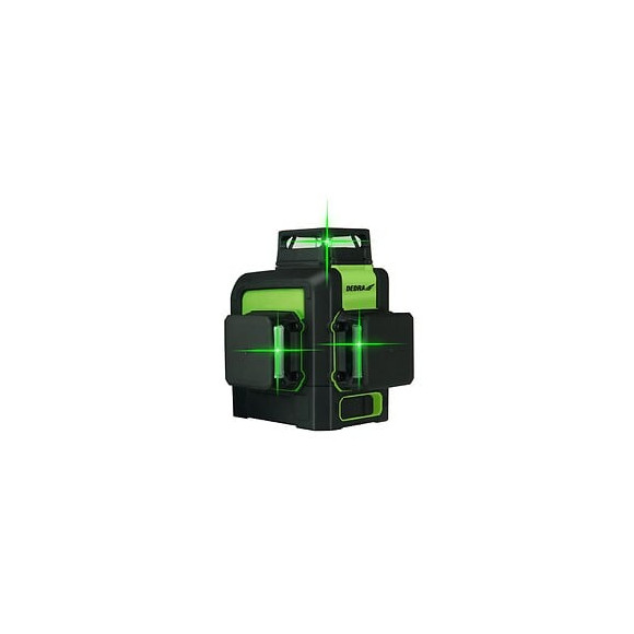 Dtools - Laser Croisé - Portée 30m - 8 Faisceaux Laser - Laser 360° - Trépied - Niveau À Bulle Laser - Noir