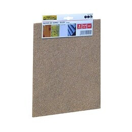 Papier Silex 23x28 Cm Gr.40  - Lot De 4 Feuilles