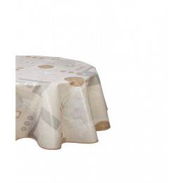 Nappe biais ovale 150x230cm Modèle Loudéac écru