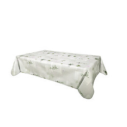 Nappe biais rectangle 140x160cm Modèle Aromatic écru