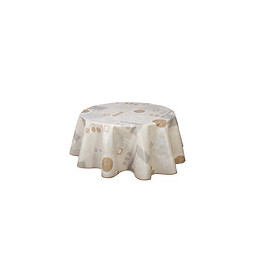 Nappe biais rond 175cm Modèle Loudéac écru