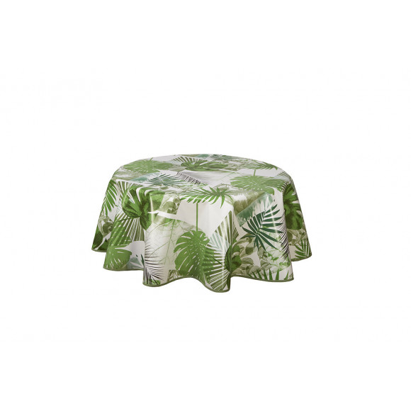 Nappe biais rond 150cm Modèle Banaphy vert