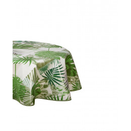 Nappe biais ovale 150x230cm Modèle Banaphy vert