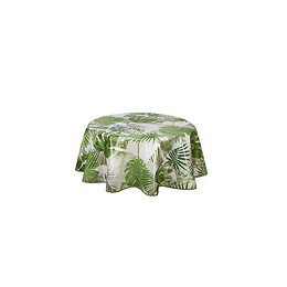 Nappe biais rond 150cm Modèle Banaphy vert
