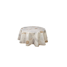 Nappe biais rond 150cm Modèle Loudéac écru