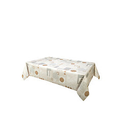 Nappe biais rectangle 140x160cm Modèle Loudéac écru
