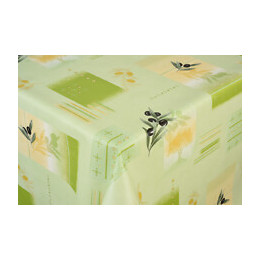 toile ciree olivier vert au metre