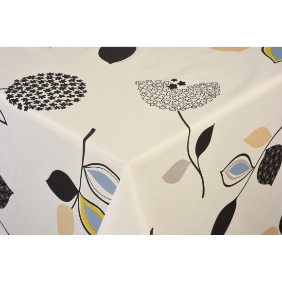 nappe coton enduit pollen au metre