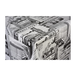 toile ciree wall street au metre
