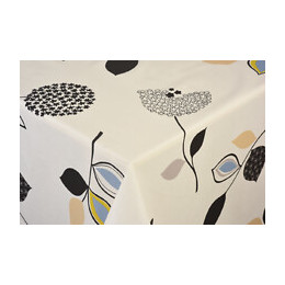 nappe coton enduit pollen au metre