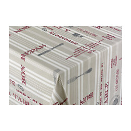 nappe coton enduit plat du jour au metre