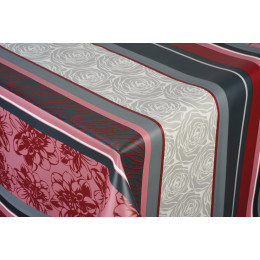 toile ciree midi rouge au metre