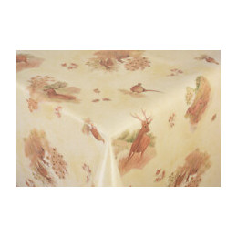 toile ciree chasse champetre au metre