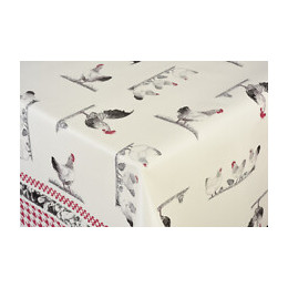 toile ciree coq au vin au metre