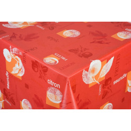 toile ciree panier rouge au metre