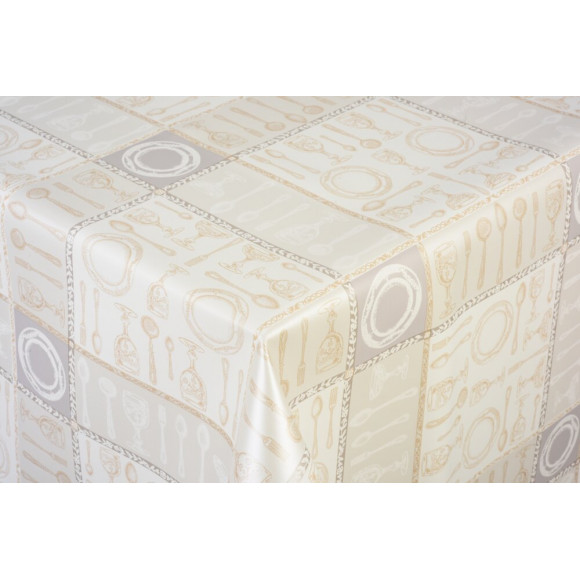 toile ciree sevres nacre au metre