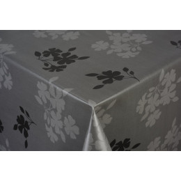 toile ciree style anthracite au metre