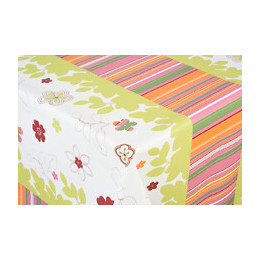 toile ciree bayadere rouge au metre