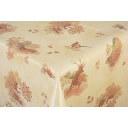 toile ciree chasse champetre au metre