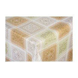 toile ciree jacquard tilleuil au metre