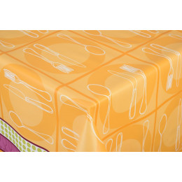 toile ciree couvert or au metre