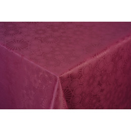 nappe jacquard hossegor pourpre au metre