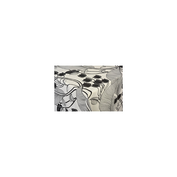 nappe coton enduit muguet au metre