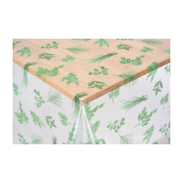 crystal imprime aromates vert au metre