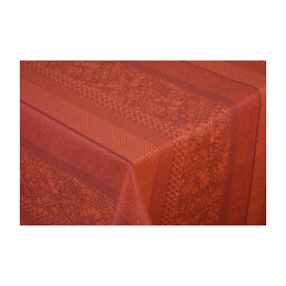 nappe jacquard mimisia rouge au metre