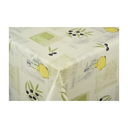 toile ciree olive savon au metre