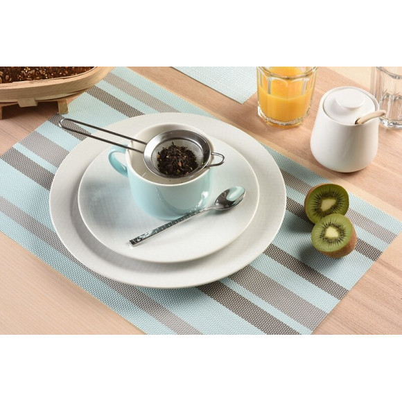 set de table tressé strip mint