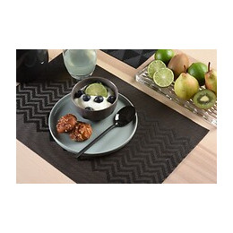 set de table tressé waves black