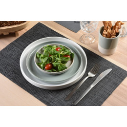 set de table tressé mélangé grey