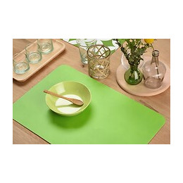 set de table pvc uni green