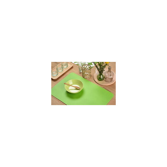 set de table pvc uni green