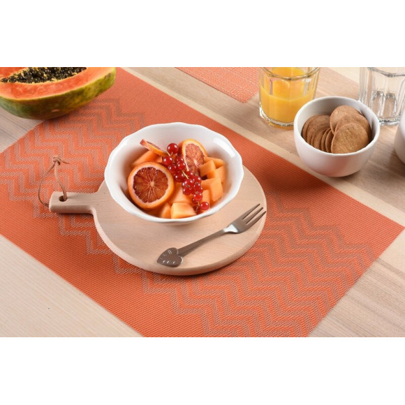 set de table tressé waves orange