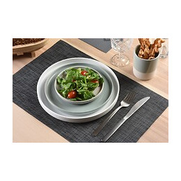 set de table tressé mélangé grey