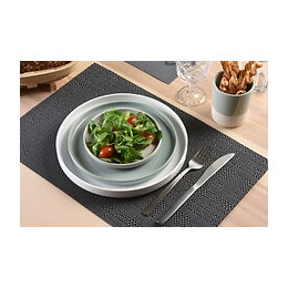 set de table tressé mix grey