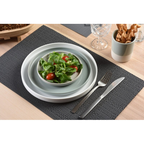 set de table tressé mix grey