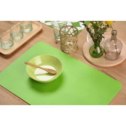 set de table pvc uni green