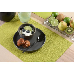 set de table tressé mix apple green